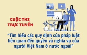 Cuộc thi trực tuyến “Tìm hiểu các quy định của pháp luật liên quan đến quyền và nghĩa vụ của người Việt Nam ở nước ngoài” (23/12/2022)